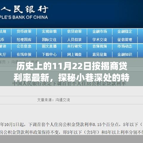 揭秘歷史與當下，11月22日按揭商貸利率變遷與小巷特色小店探秘之旅