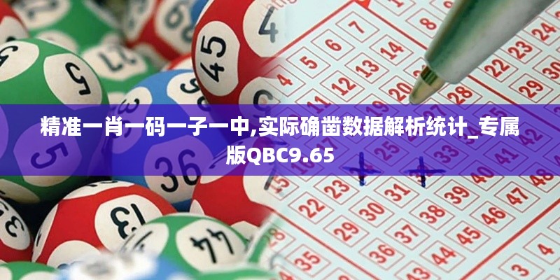 精準(zhǔn)一肖一碼一子一中,實際確鑿數(shù)據(jù)解析統(tǒng)計_專屬版QBC9.65