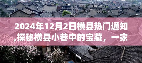 探秘橫縣寶藏小店，橫縣小巷特色魅力揭秘，熱門通知！