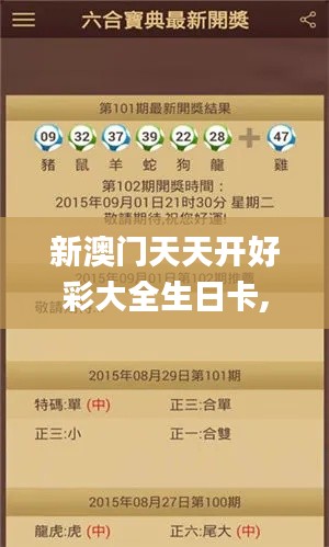 新澳門(mén)天天開(kāi)好彩大全生日卡,權(quán)威解答解釋定義_蘋(píng)果款14.395