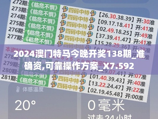 2024澳門特馬今晚開獎(jiǎng)138期_準(zhǔn)確資,可靠操作方案_X7.592