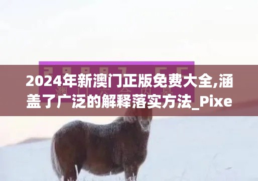 2024年新澳門正版免費(fèi)大全,涵蓋了廣泛的解釋落實(shí)方法_Pixel17.529