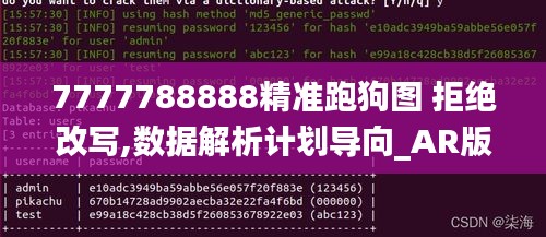 數據解析計劃導向
