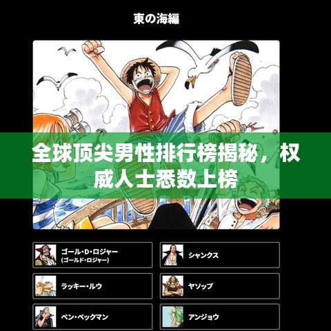 全球頂尖男性排行榜揭秘，權(quán)威人士悉數(shù)上榜