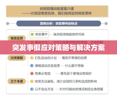 突發(fā)事假應(yīng)對(duì)策略與解決方案