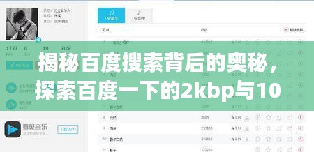 揭秘百度搜索背后的奧秘，探索百度一下的2kbp與10m神秘力量！