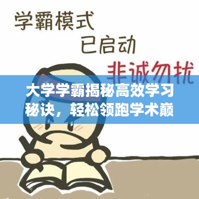 大學學霸揭秘高效學習秘訣，輕松領跑學術巔峰！